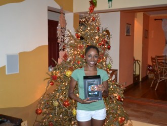 Sade - WINNER of the Aroma Fresh Tree Decoration Competition.
